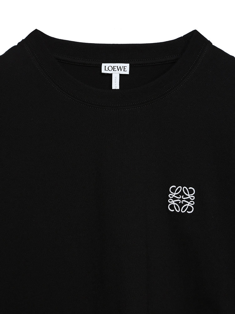 LOEWE (ロエベ) 胸ロゴ刺繍 クルーネック 半袖 Tシャツ LELS359Y22X12 