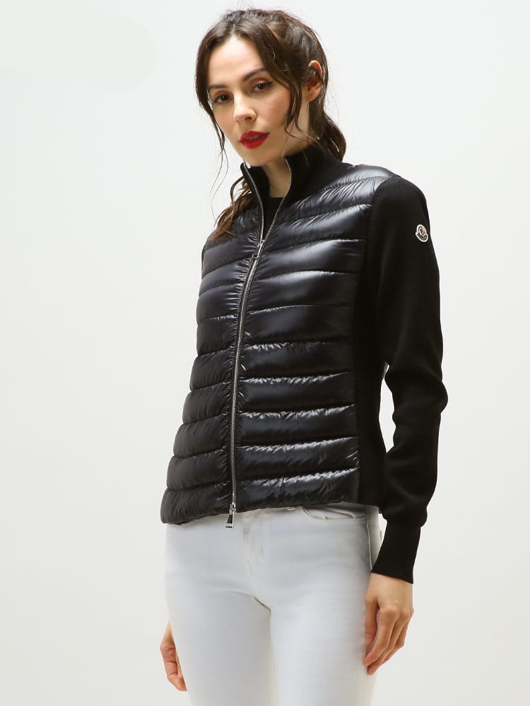 MONCLER モンクレール ダウン 切り替え フルジップ ニット ブルゾン MCL9B00026M1367 レディース