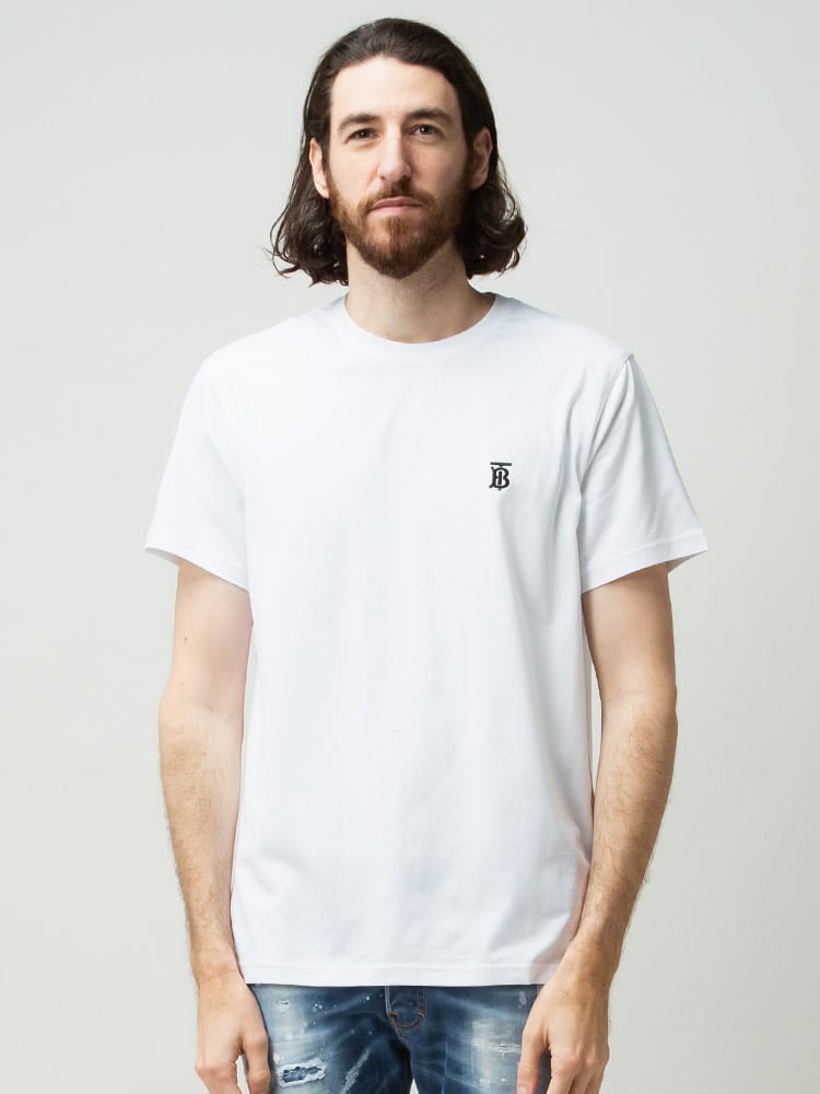 BURBERRY (バーバリー) モノグラムモチーフ クルーネック 半袖 Tシャツ BB801402MIX ブランド