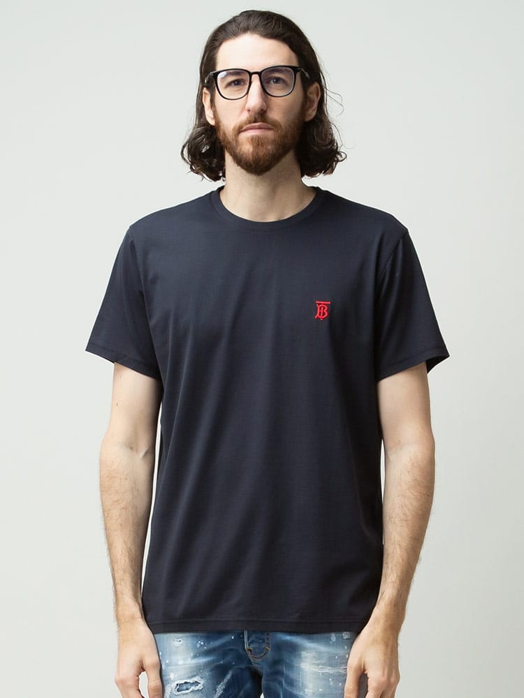 BURBERRY (バーバリー) モノグラムモチーフ クルーネック 半袖 Tシャツ BB801402MIX ブランド