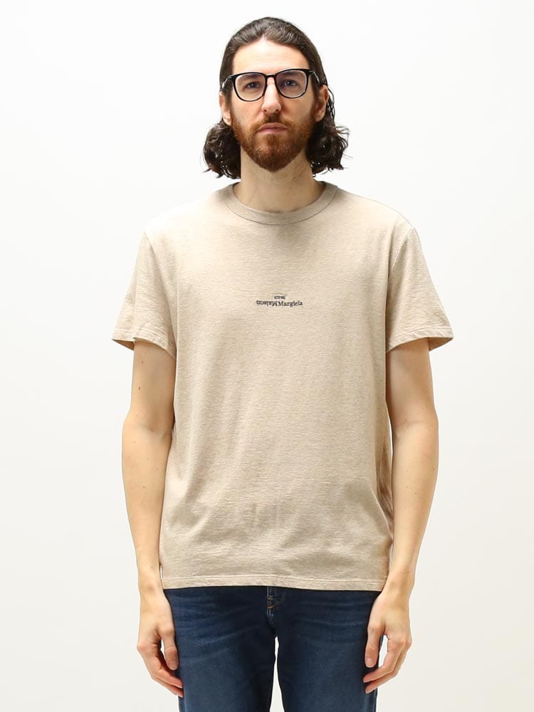 Maison Margiela (メゾン マルジェラ) ロゴ刺繍 クルーネック 半袖 Tシャツ MES50GC0659 ブランド