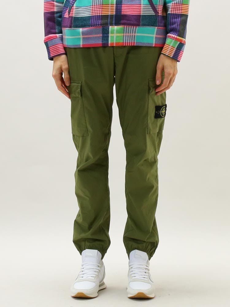 STONE ISLAND (ストーンアイランド) ロゴ 無地 カーゴ ジョガーパンツ SI761531303