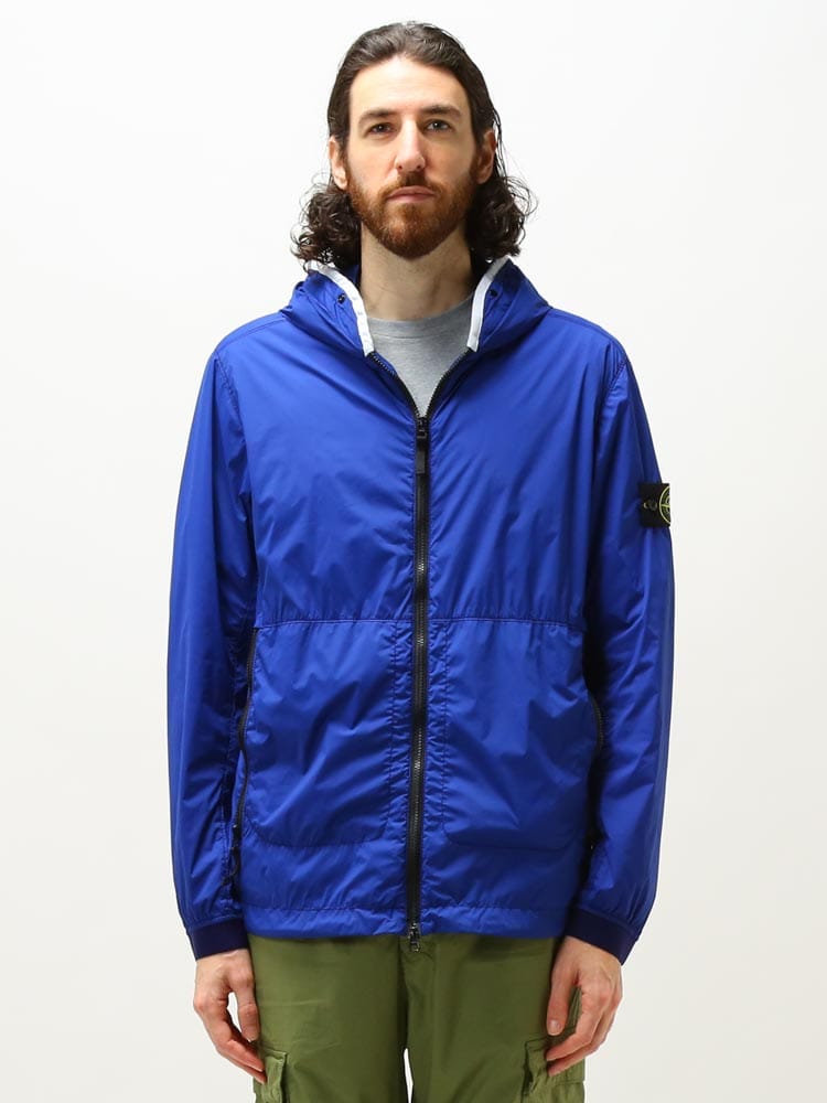 STONE ISLAND (ストーンアイランド) スキンタッチ ナイロン アウター フルジップ ブルゾン 大きいサイズ ブランド 雨 SI761541131 ナイロンジャケット