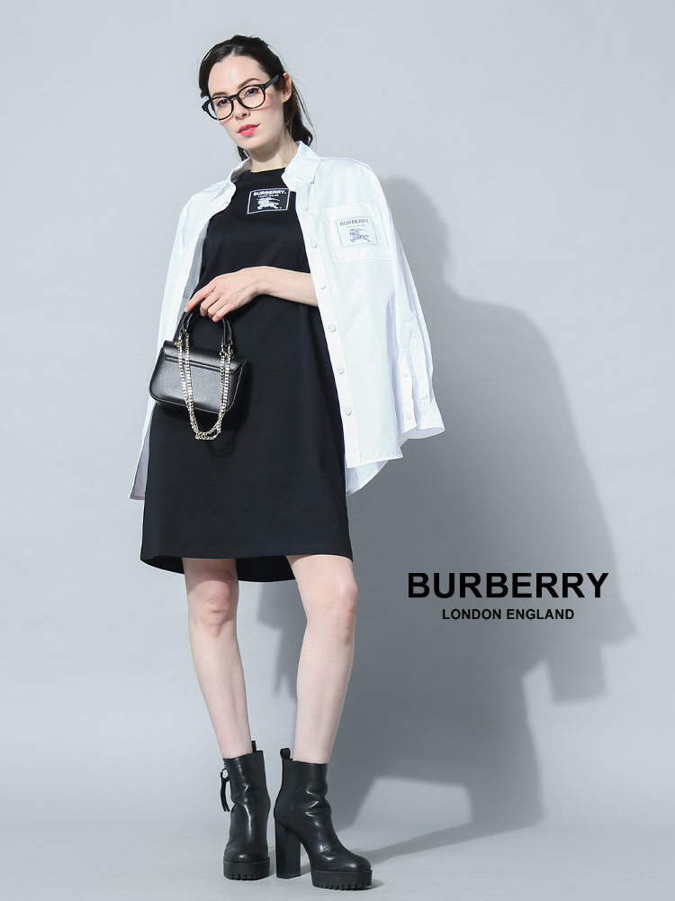 BURBERRY (バーバリー) プローサムラベル コットンシャツ BBL8063004 
