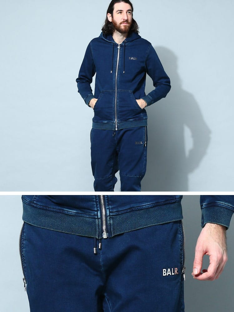 BALR. (ボーラー) ロゴ デニム パンツ Q-SERIES WASH BA14111098JP 