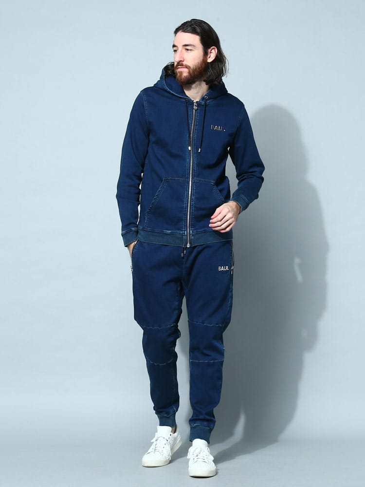 BALR. (ボーラー) ロゴ デニム パンツ Q-SERIES WASH BA14111098JP 