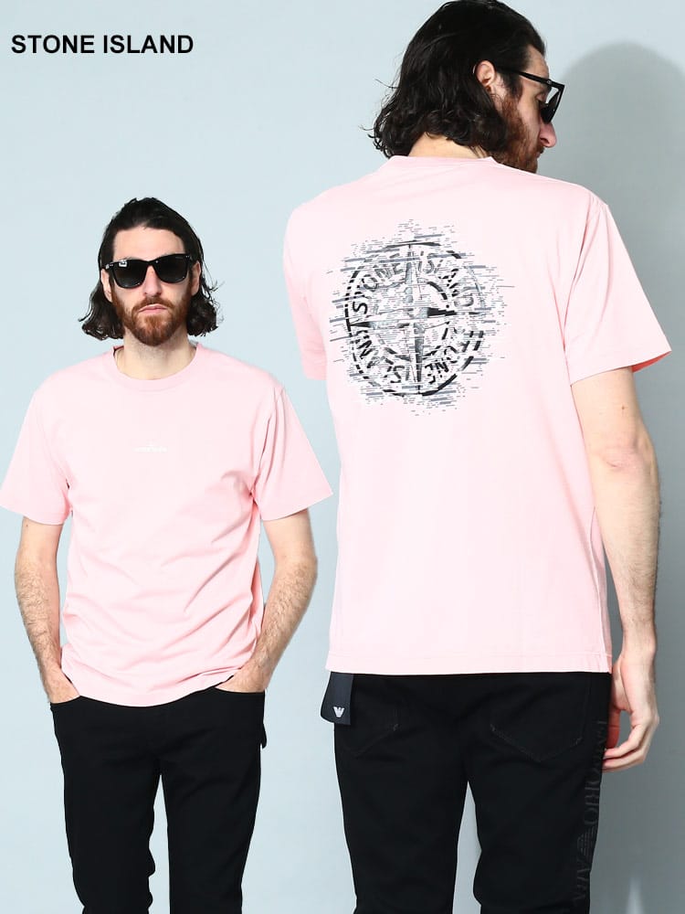 STONE ISLAND (ストーンアイランド) バックプリント クルーネック 半袖 Tシャツ SI78152NS89 メンズ ブランド