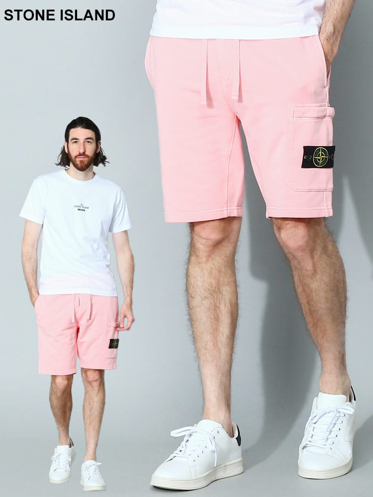 STONE ISLAND (ストーンアイランド) ロゴ スウェット ショートパンツ SI101564651 メンズ ブランド