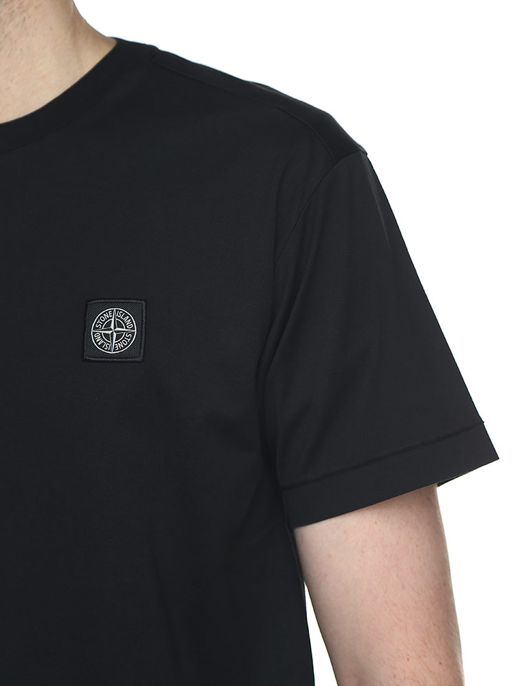 STONE ISLAND (ストーンアイランド) 胸ロゴ クルーネック 半袖 Tシャツ 