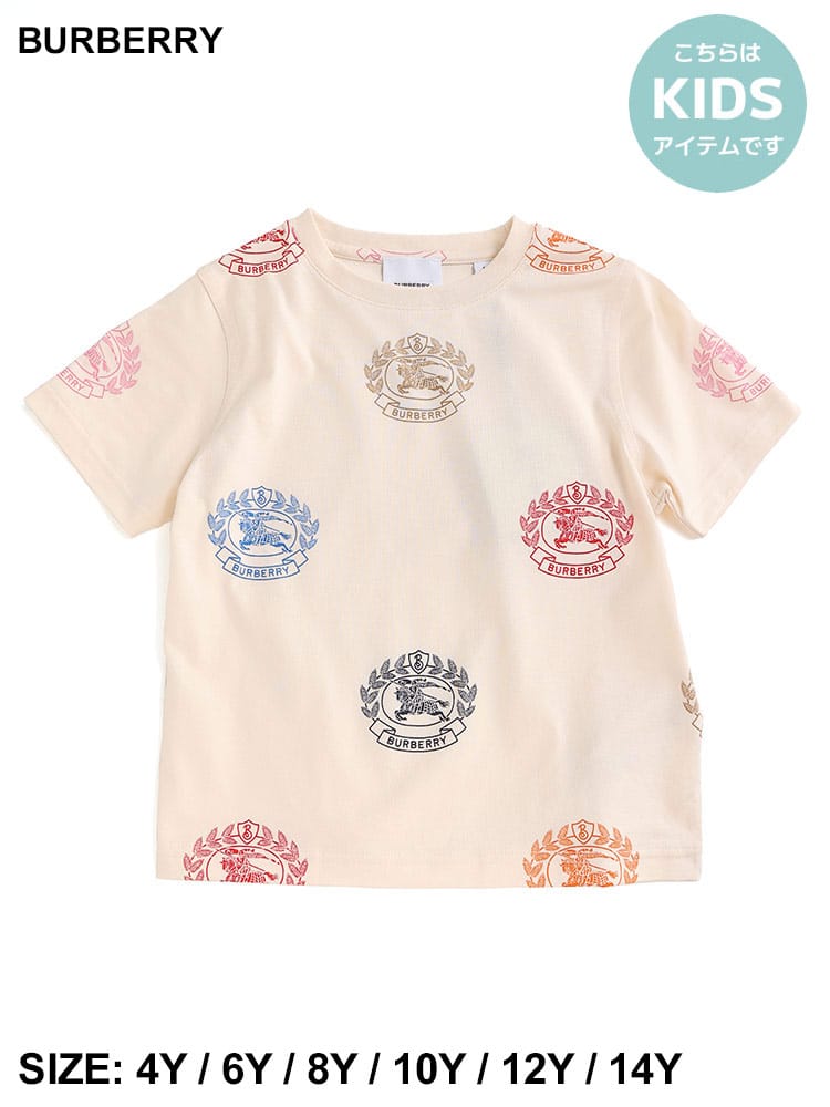 BURBERRY (バーバリー) EKDプリント コットン Tシャツ BBK8064525