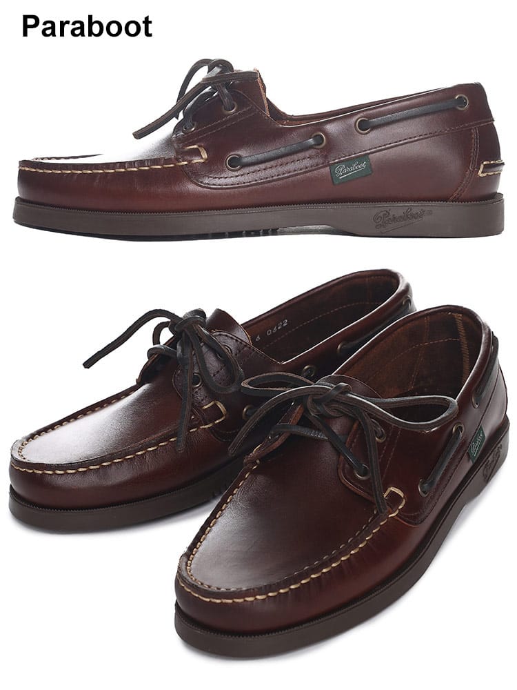 Paraboot (パラブーツ) レザー デッキシューズ BARTH PB780001 ブランド メンズ 男性 シューズ
