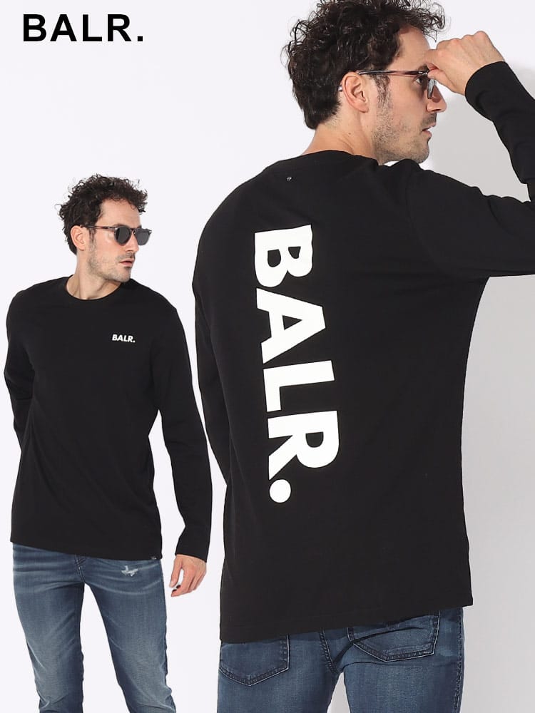 BALR. (ボーラー) バックプリント クルーネック 長袖 Tシャツ BA11111052JP ブランド メンズ 男性 トップス