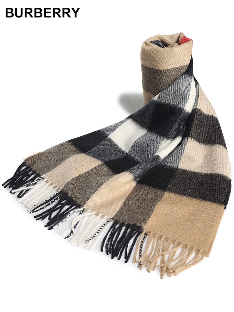 BURBERRY (バーバリー) チェック カシミアスカーフ BBL8056851 ブランド レディース ストール