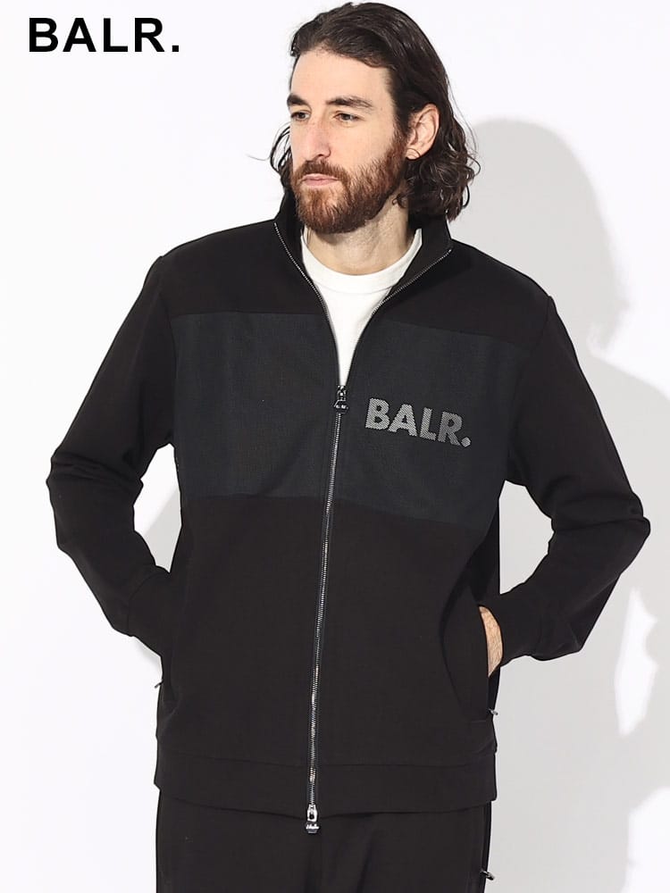 BALR. (ボーラー) メッシュロゴ フルジップ トラックジャケット 
