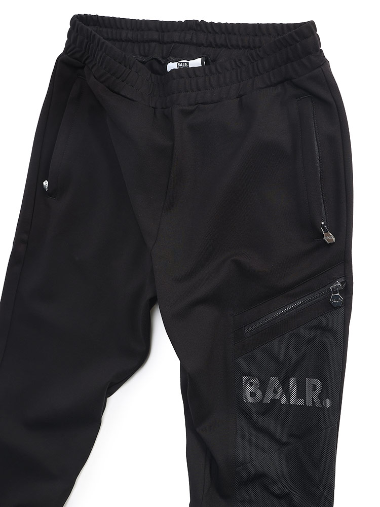 BALR. (ボーラー) メッシュロゴ 裾ジップ ロングパンツ BA14121024