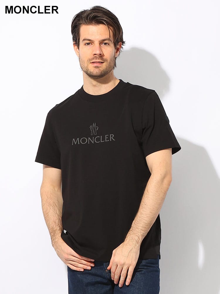 MONCLER (モンクレール) クラシックロゴ クルーネック 半袖 Ｔシャツ MC8C00060829H8 ブランド メンズ 男性 トップス