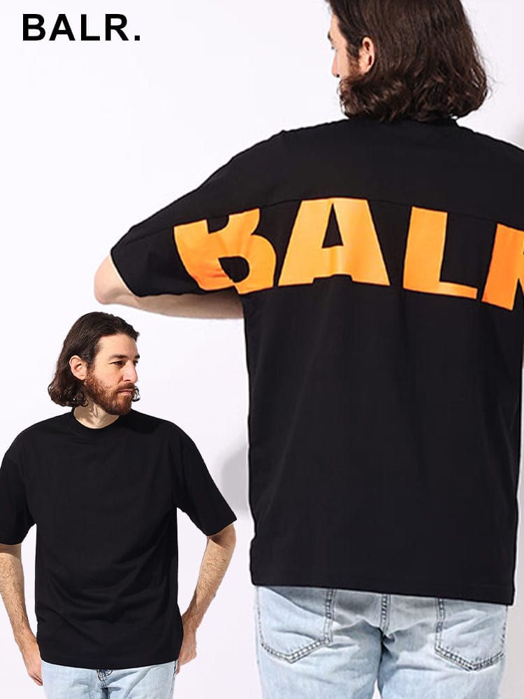 BALR. (ボーラー) ラインバックロゴ クルーネック 半袖 Tシャツ