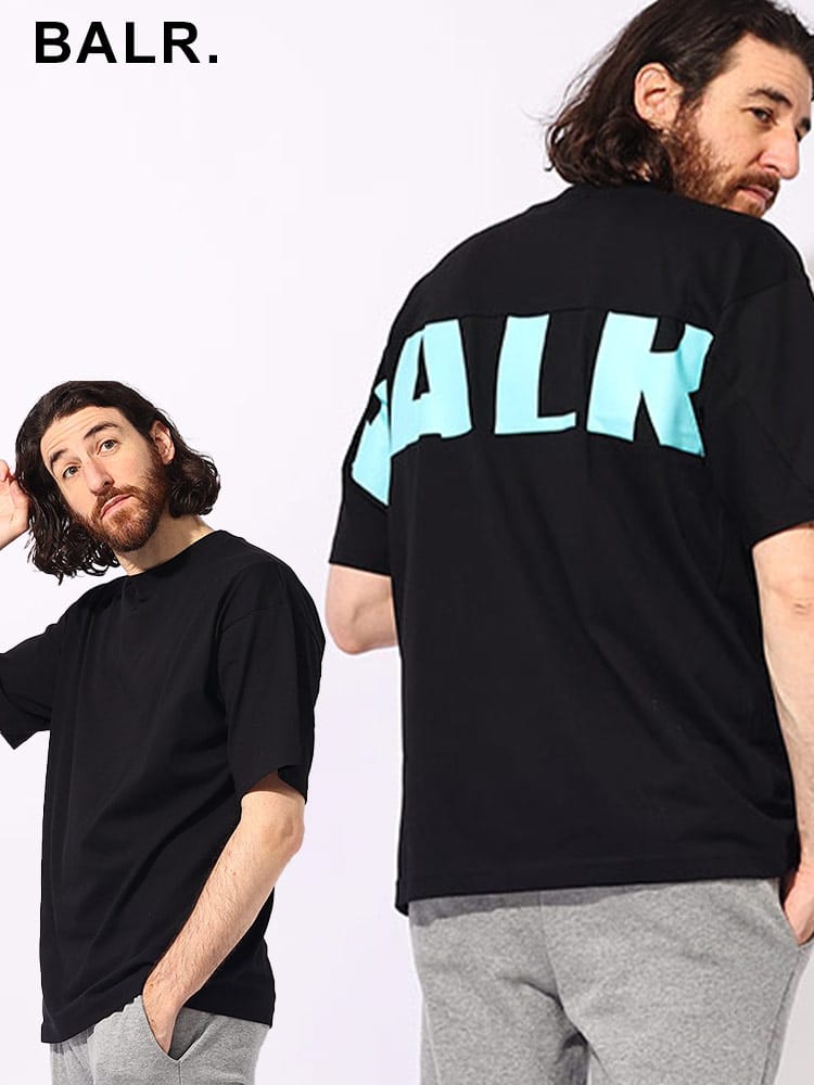 BALR. (ボーラー) ラインバックロゴ クルーネック 半袖 Tシャツ