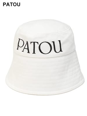 PATOU (パトゥ) ロゴ刺繍 コットン ベースボール キャップ LOGO 