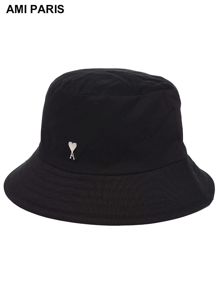 AMI PARIS (アミパリス ) ワンポイント スタッズ バケットハット メンズ