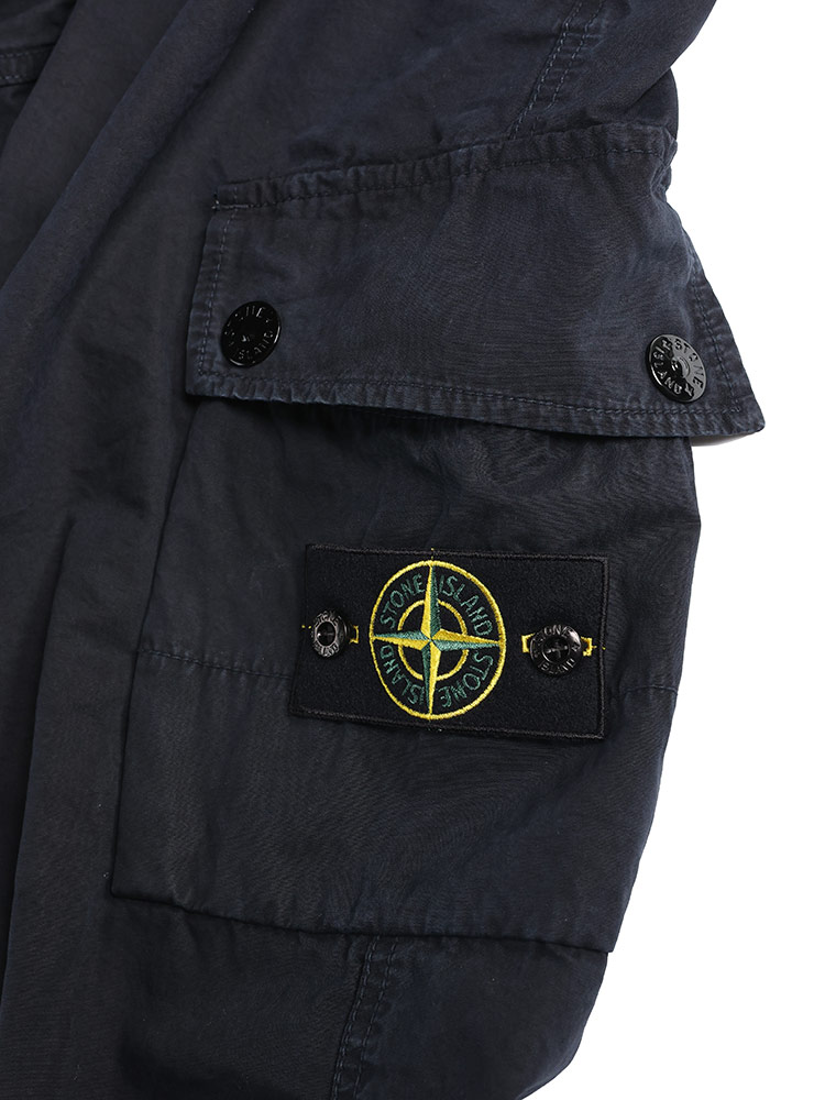 STONE ISLAND (ストーンアイランド) コットン パッチ付きポケット スリムフィット カーゴパンツ SI801【サカゼン公式通販】