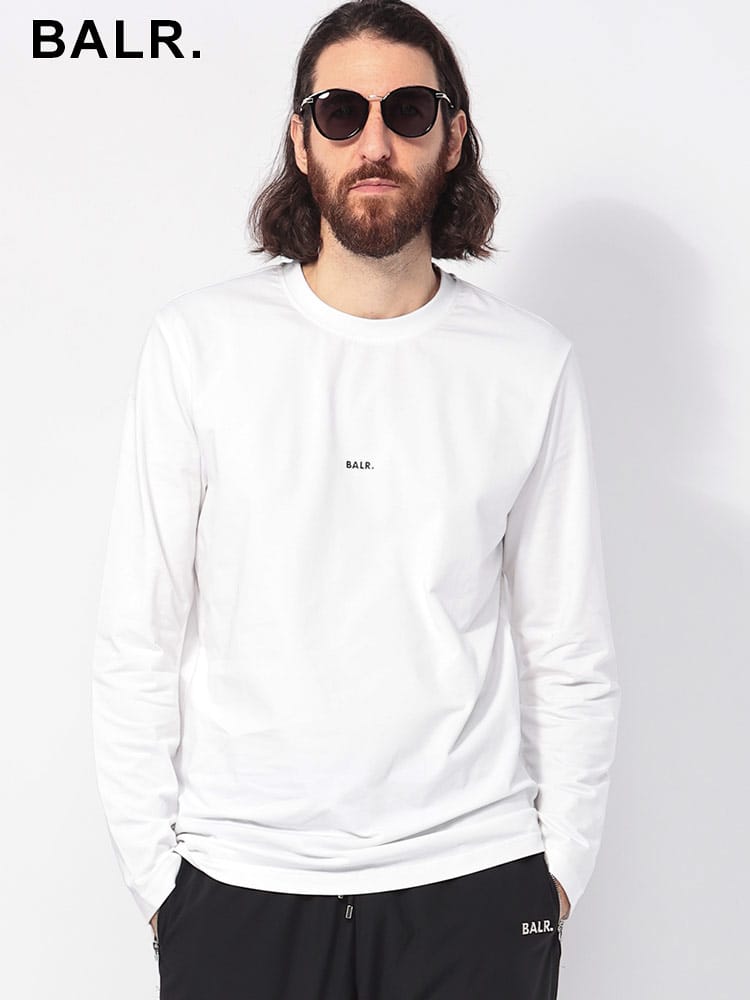 BALR.  (ボーラー) ミニロゴ クルーネック 長袖 Tシャツ BA11111059JP メンズ