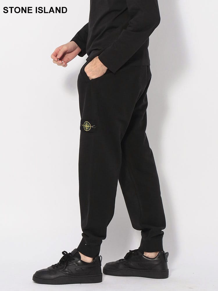 STONE ISLAND (ストーンアイランド) ロゴワッペン 裏起毛 スウェットパンツ SI811560920 メンズ