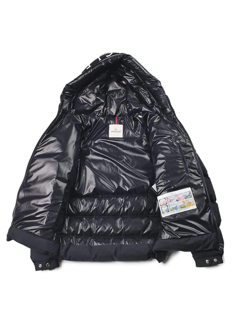 MONCLER (モンクレール) フードロゴ フルジップ ダウンジャケット 