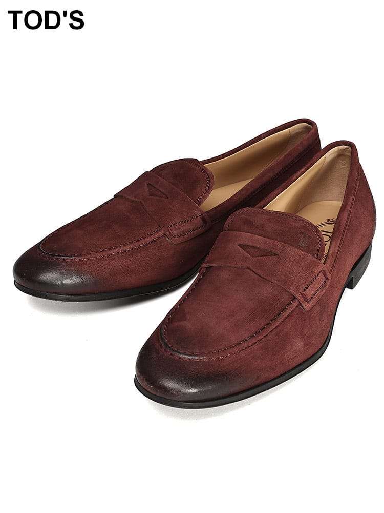 TOD'S (トッズ ) スウェード ローファー TDXXM06B0Y29ZLV