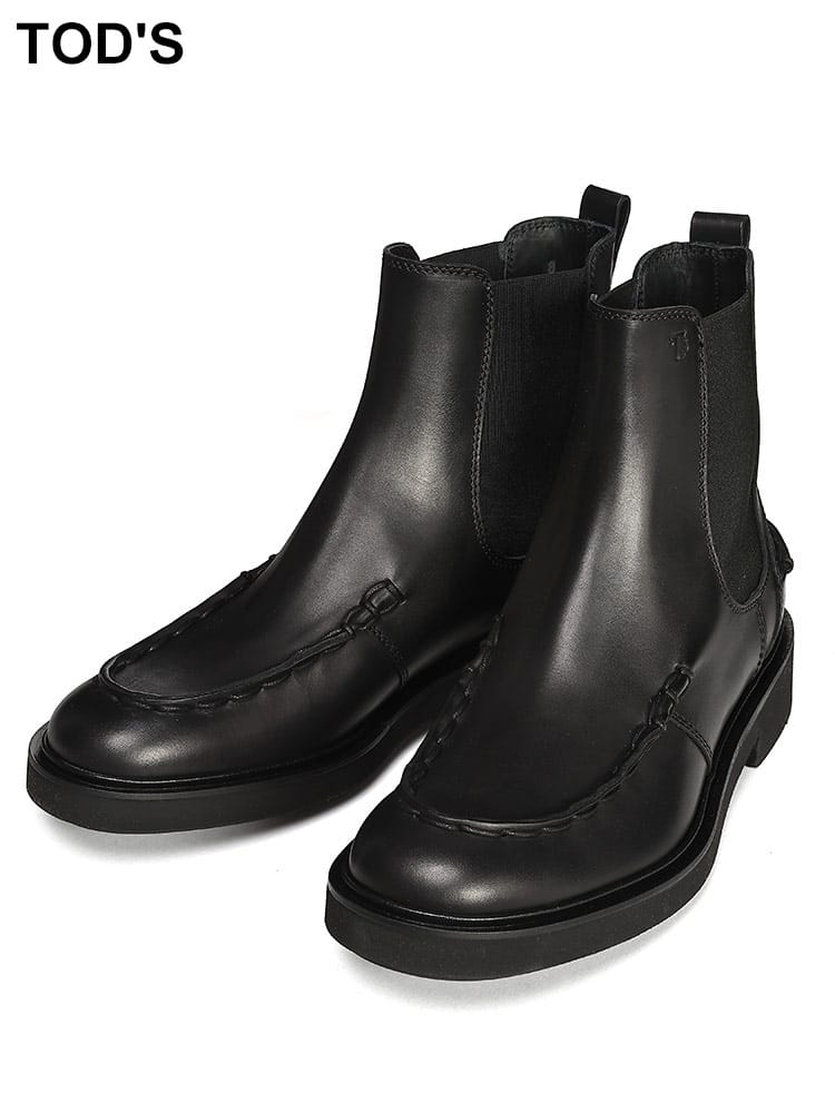 TOD'S (トッズ ) サイドゴア Uチップ ブーツ TXXM92C0DS50WOX メンズ