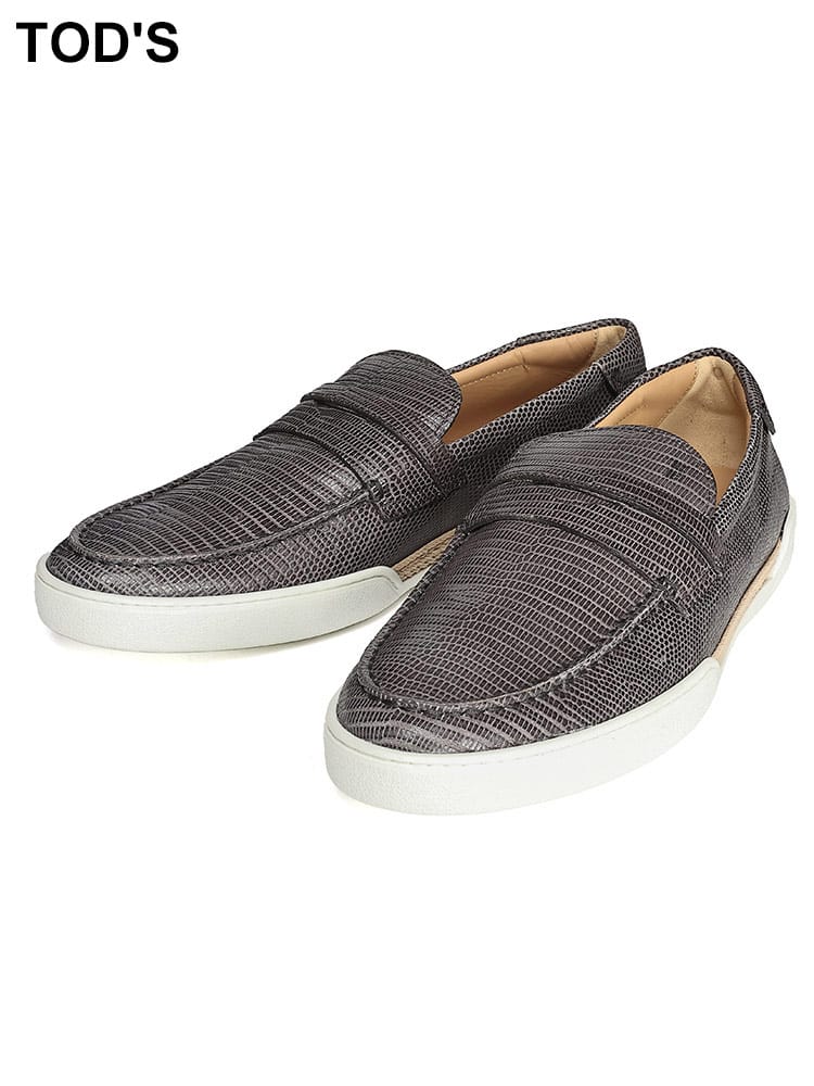 TOD'S (トッズ ) レザー スリッポン TDXXM48B0BC3ZTJ メンズ