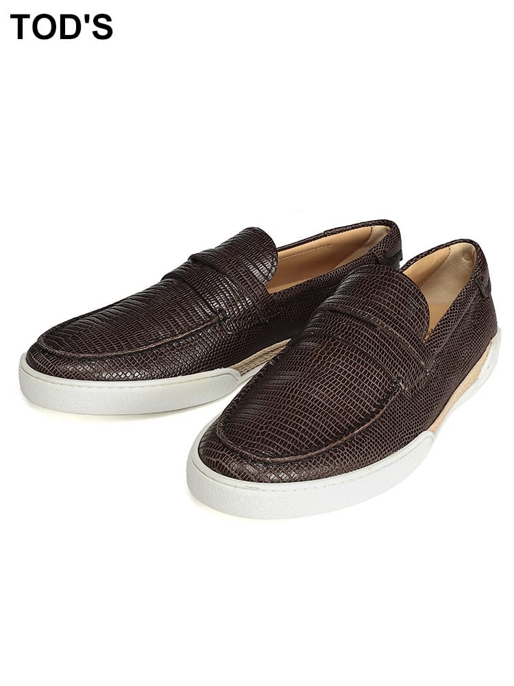 TOD'S (トッズ ) レザー スリッポン TDXXM48B0BC3ZTJ メンズ