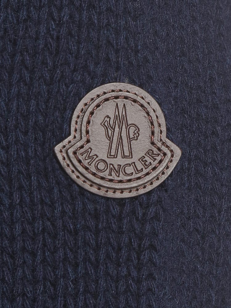 MONCLER (モンクレール) カシミヤ混 ケーブル タートルネック ニット 