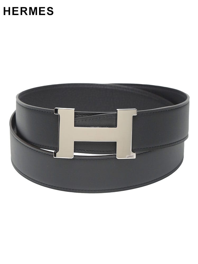 HERMES (エルメス) リバーシブル レザー ピンバックルベルト HE4HER1301225 メンズ