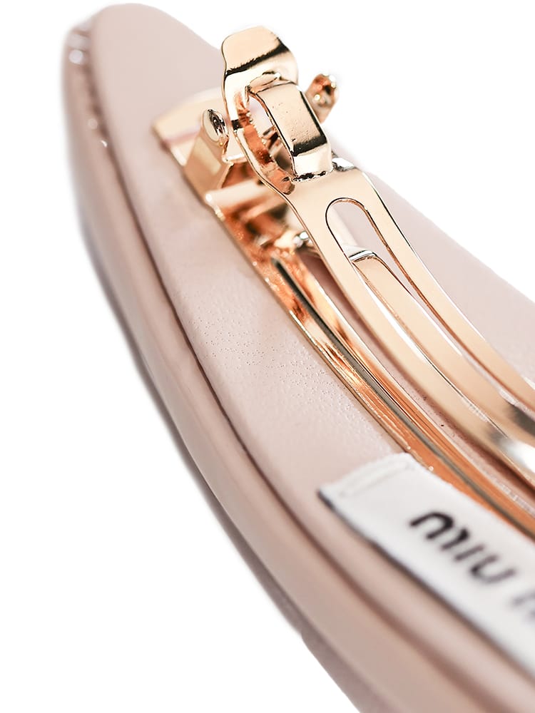 ミュウミュウ パテントレザー ヘアピン　水色 楽天市場】MIU MIU miumiu ミュウミュウ ヘアピン パテントレザー ヘア