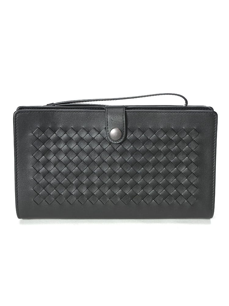 BOTTEGA VENETA (ボッテガ・ヴェネタ) イントレチャート レザー クラッチバッグ BV577686V4651 メンズ