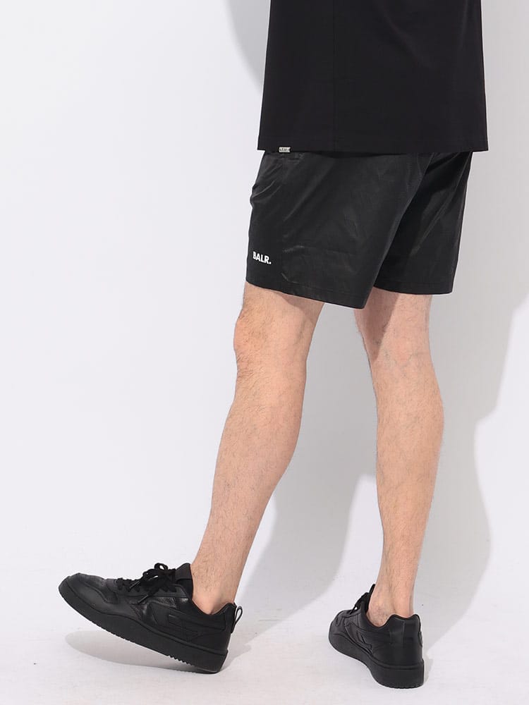 BALR.  (ボーラー) モノグラムプリント メッシュインナー スイム ショートパンツ BA14511034 メンズ