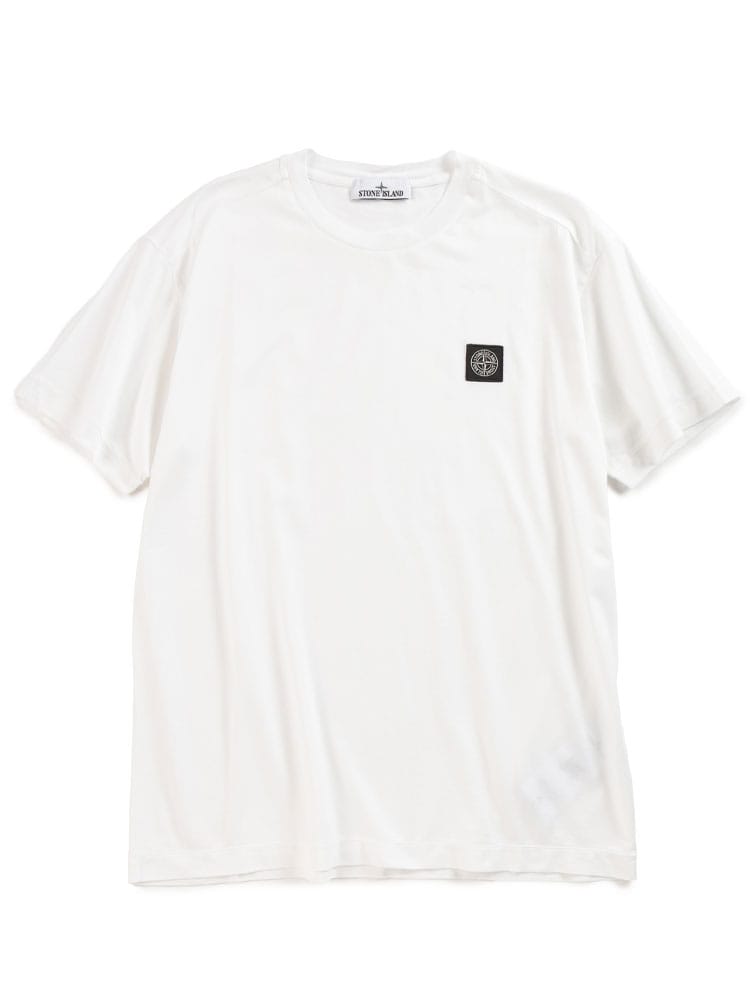 STONE ISLAND (ストーンアイランド) ロゴパッチ クルーネック 半袖 Tシャツ SI2100039S0013