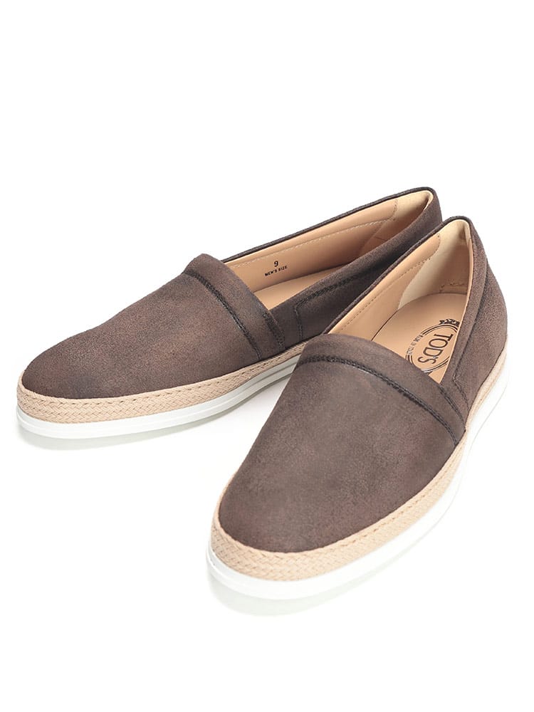 TOD'S (トッズ ) ヌバックレザー スリッポン メンズ