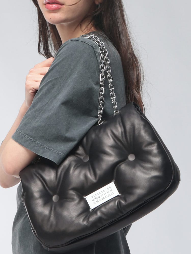 Maison Margiela (メゾン マルジェラ) ミディアム フラップバッグ グラムスラム レディース