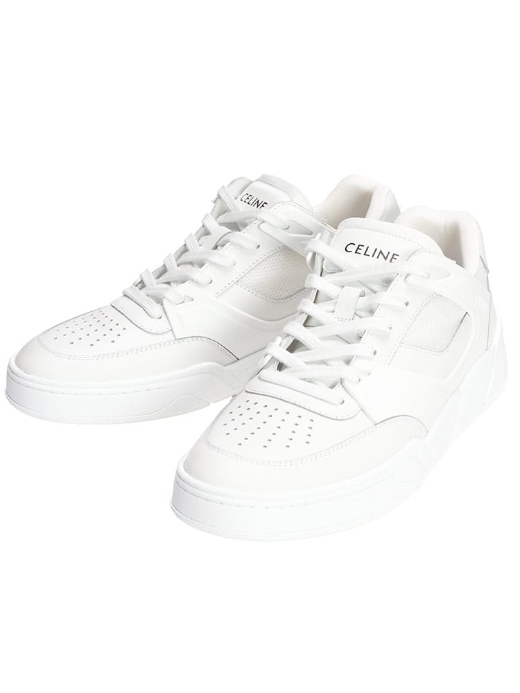 CELINE (セリーヌ) カーフスキン＆メッシュ レースアップ ロースニーカー CT-09 CEL361564995C メンズ