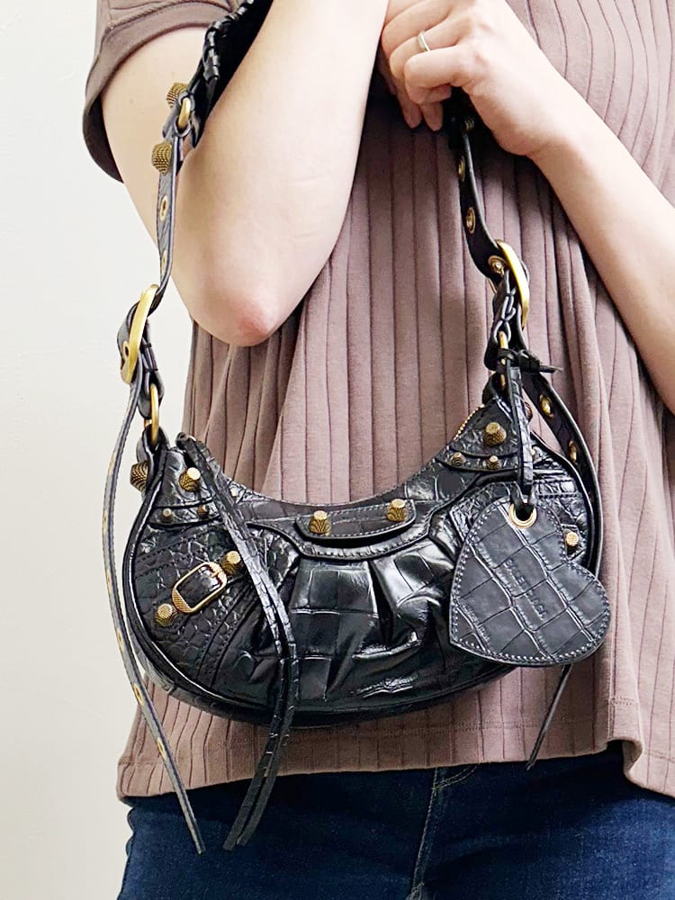 BALENCIAGA (バレンシアガ) ル カゴール ラムスキン ショルダーバッグ スモール BCL67130923EBM レディース