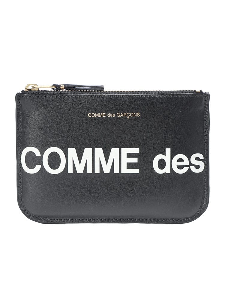 comme des garcons (コムデギャルソン) ロゴプリント ジップ カードケース HUGE LOGO CDGSA8100HL メンズ