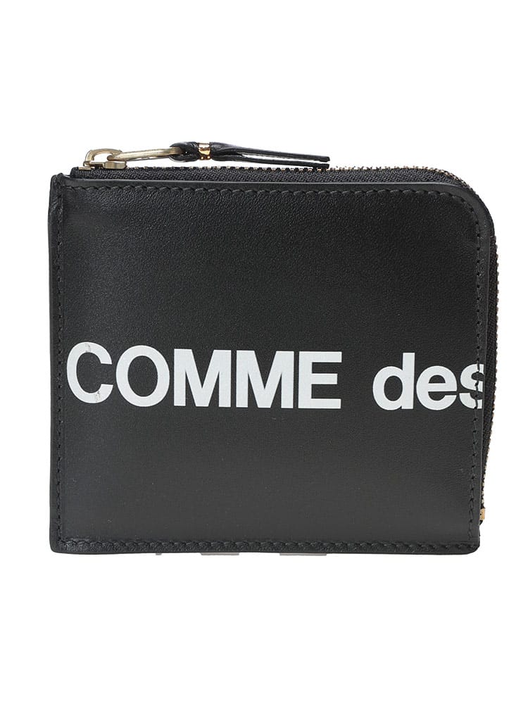 comme des garcons (コムデギャルソン) ロゴプリント ジップ コンパクト 財布 HUGE LOGO CDGSA3100HL メンズ