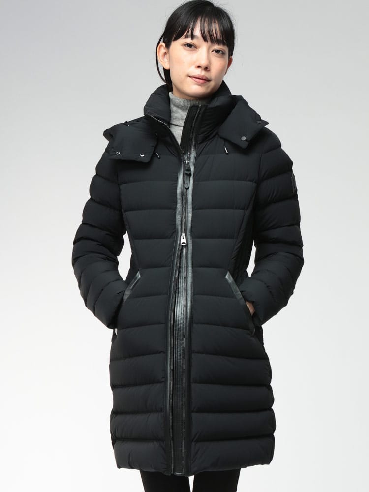 MACKAGE (マッカージュ) フード付き フルジップ ダウンコート ファレン MKGLFARREN5 レディース