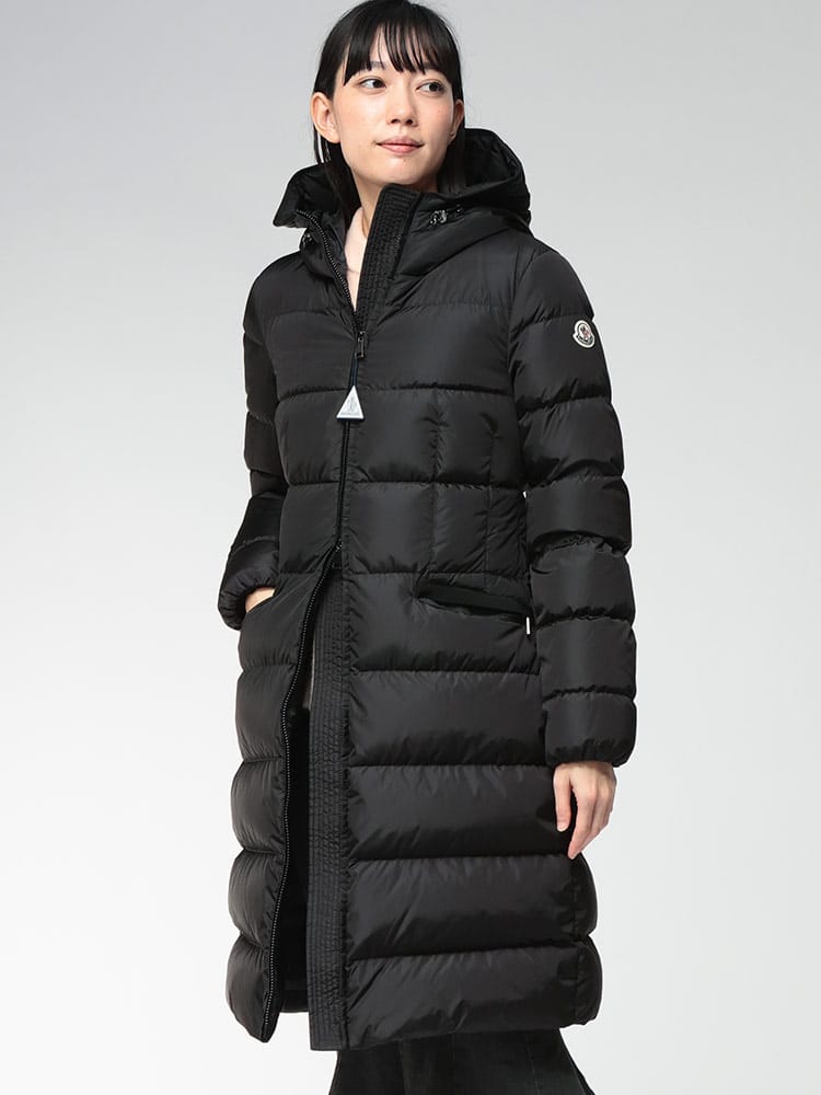 MONCLER (モンクレール) テクニカルナイロン フルジップ ダウンコート  