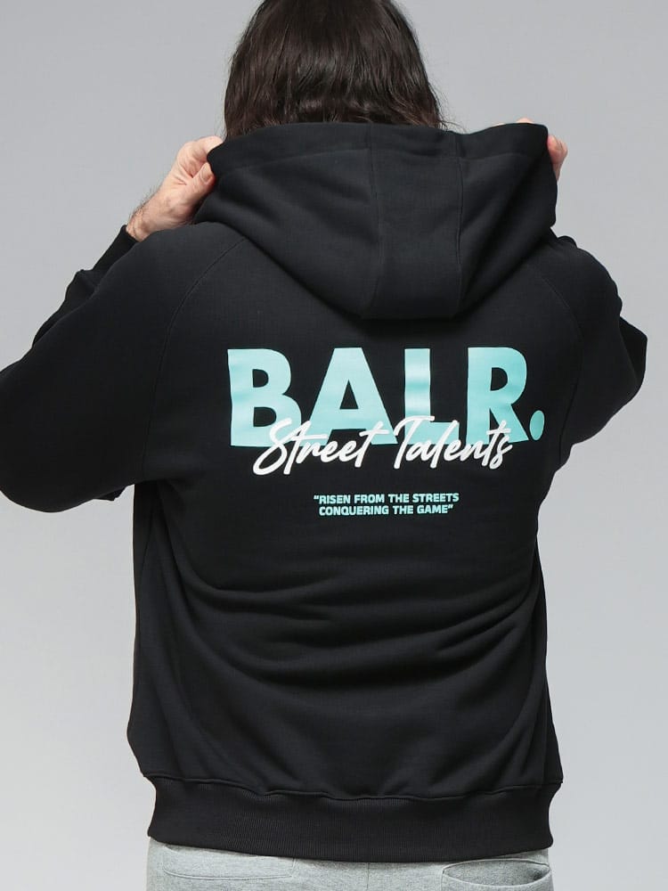 BALR． (ボーラー) バックプリント プルオーバー パーカー スウェット フーディ BA12611163 メンズ
