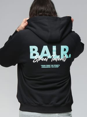 BALR． (ボーラー) バックプリント プルオーバー パーカー スウェット フーディ BA12611163 メンズ