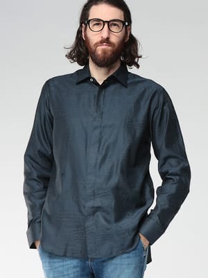 BERLUTI (ベルルッティ) スクリットデザイン クルーネック 半袖 T 