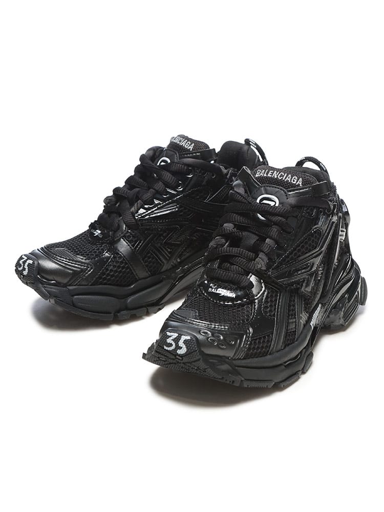 BALENCIAGA (バレンシアガ) ロゴ 厚底 レースアップ スニーカー RUNNER ランナー BCL677402W3RB1 レディース